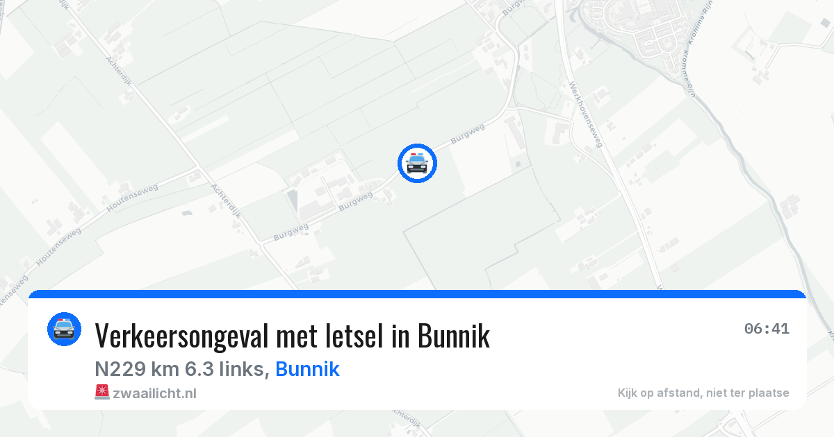 Verkeersongeval met letsel in Bunnik — 21 apr 2026