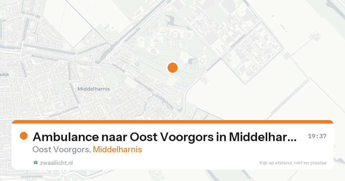 Ambulance naar Oost Voorgors in Middelharnis — 5 jul 2026