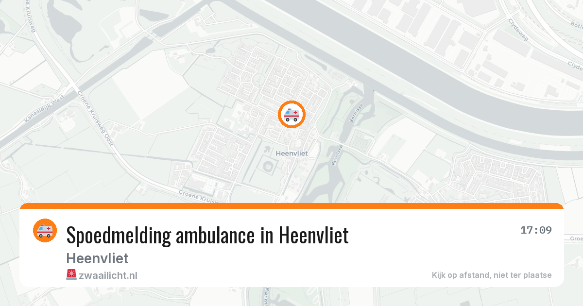 Spoedmelding ambulance in Heenvliet — 23 apr 2026