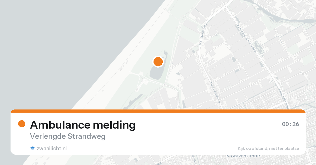 Ambulance melding — 23 mei 2026