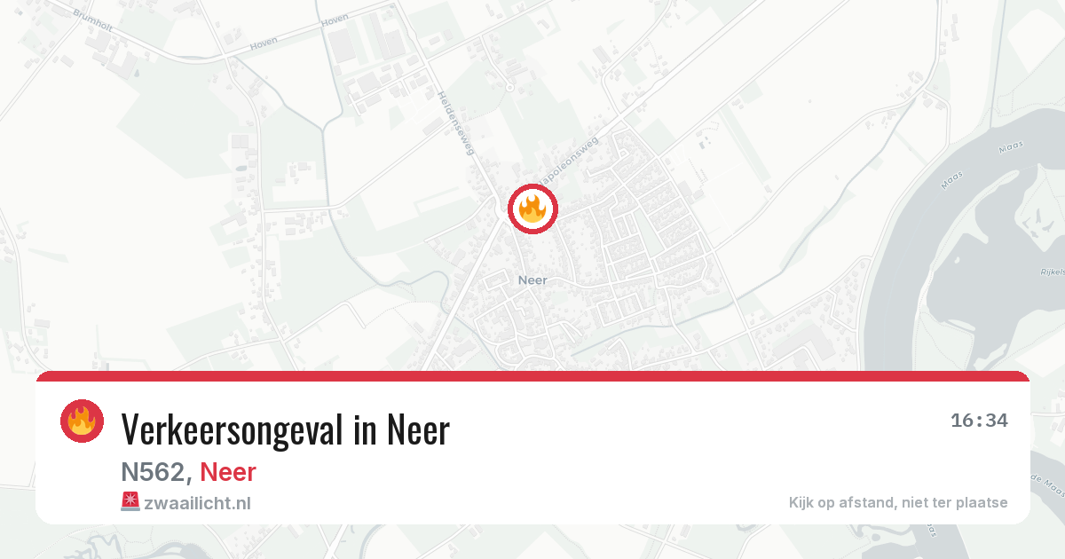 Verkeersongeval in Neer — 15 jun 2026