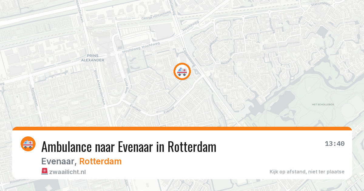 Ambulance naar Evenaar in Rotterdam — 2 mrt 2026