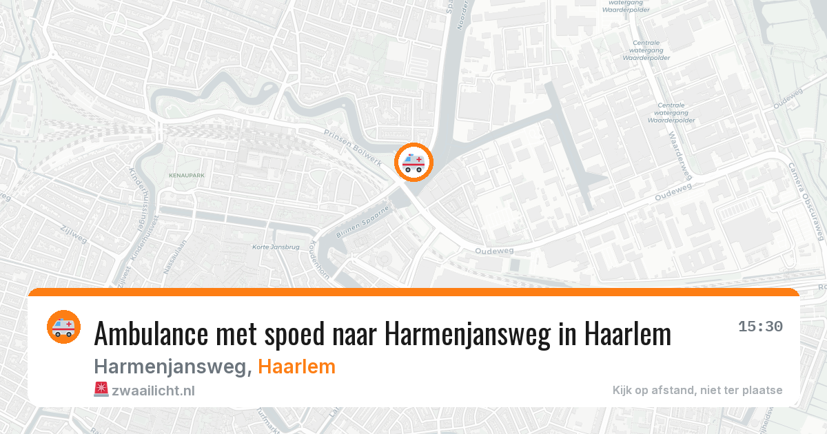 Ambulance met spoed naar Harmenjansweg in Haarlem — 28 apr 2026
