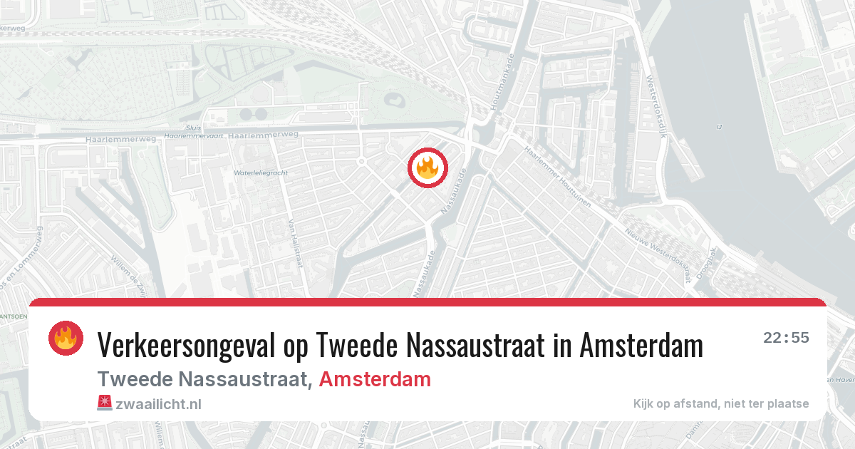 Verkeersongeval op Tweede Nassaustraat in Amsterdam — 29 jan 2026