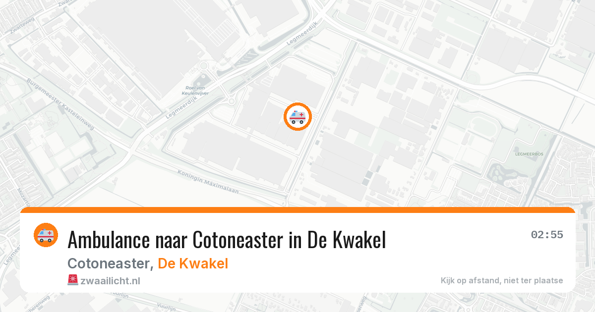 Ambulance naar Cotoneaster in De Kwakel — 29 jan 2026