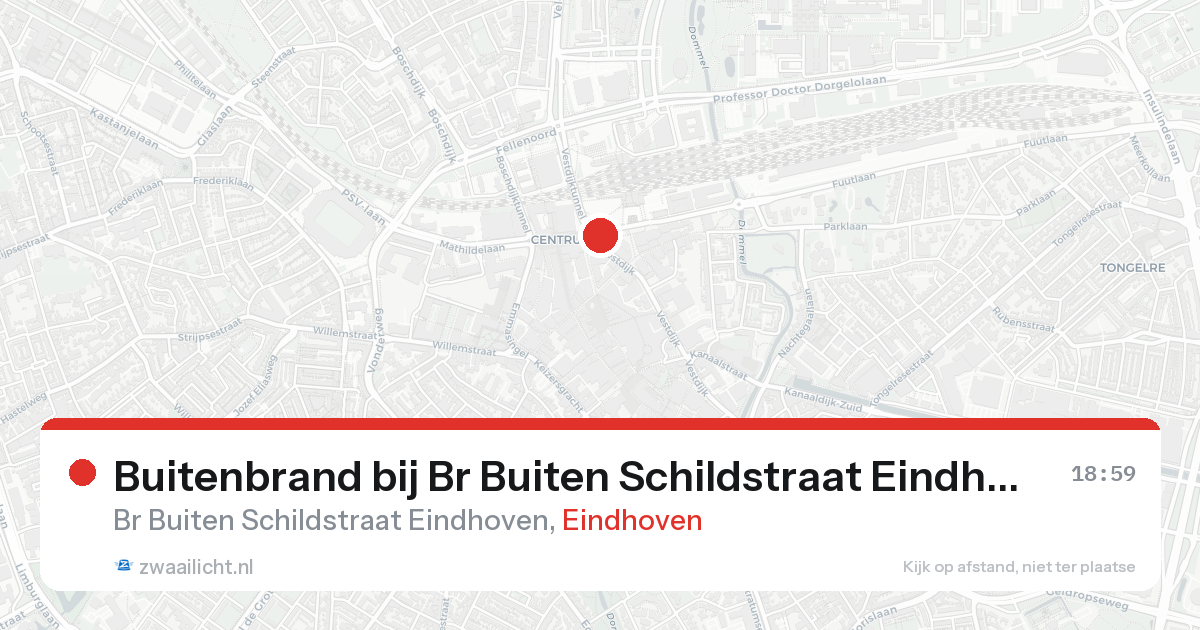 Buitenbrand bij Br Buiten Schildstraat Eindhoven in Eindhoven — 31 jan 2026