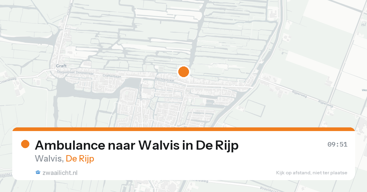 Ambulance naar Walvis in De Rijp — 18 mei 2026