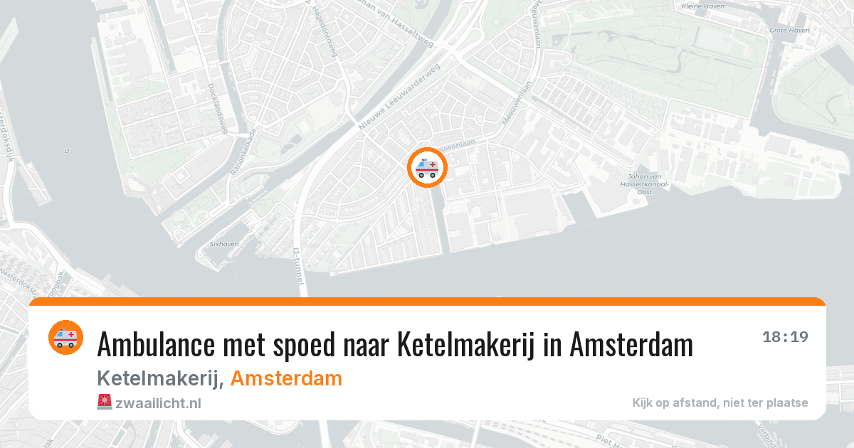 Ambulance met spoed naar Ketelmakerij in Amsterdam — 2 jul 2026