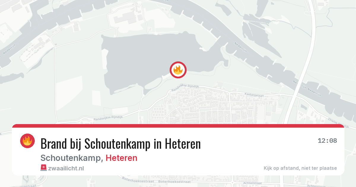 Brand bij Schoutenkamp in Heteren — 15 mei 2026