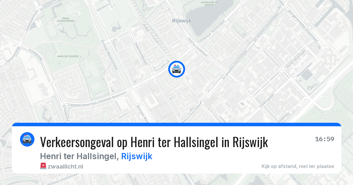 Verkeersongeval op Henri ter Hallsingel in Rijswijk — 28 jun 2026