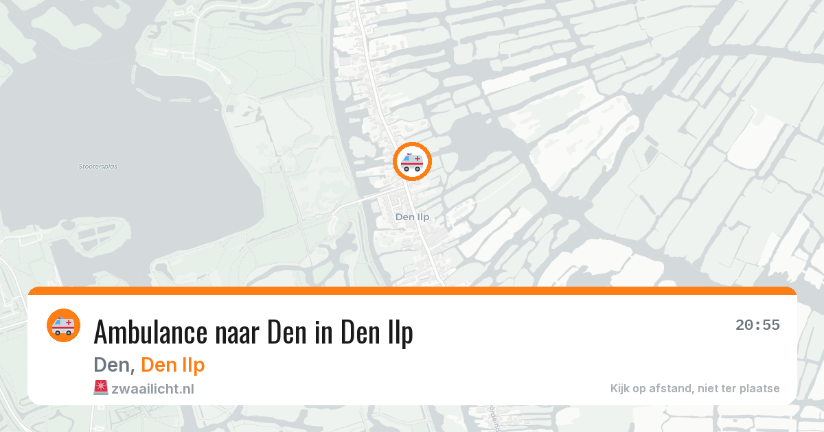 Ambulance naar Den in Den Ilp — 6 aug 2026