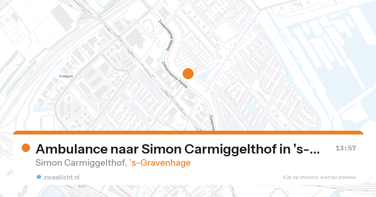 Ambulance naar Simon Carmiggelthof in 's-Gravenhage — 28 aug 2026