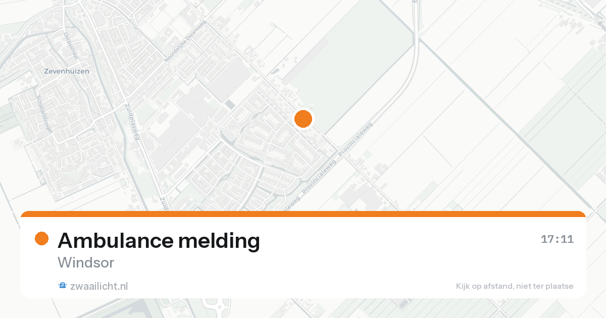 Ambulance melding — 7 feb 2026
