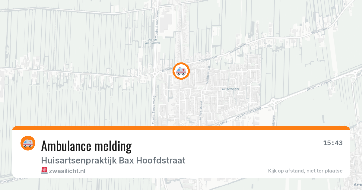 Ambulance melding — 10 feb 2026