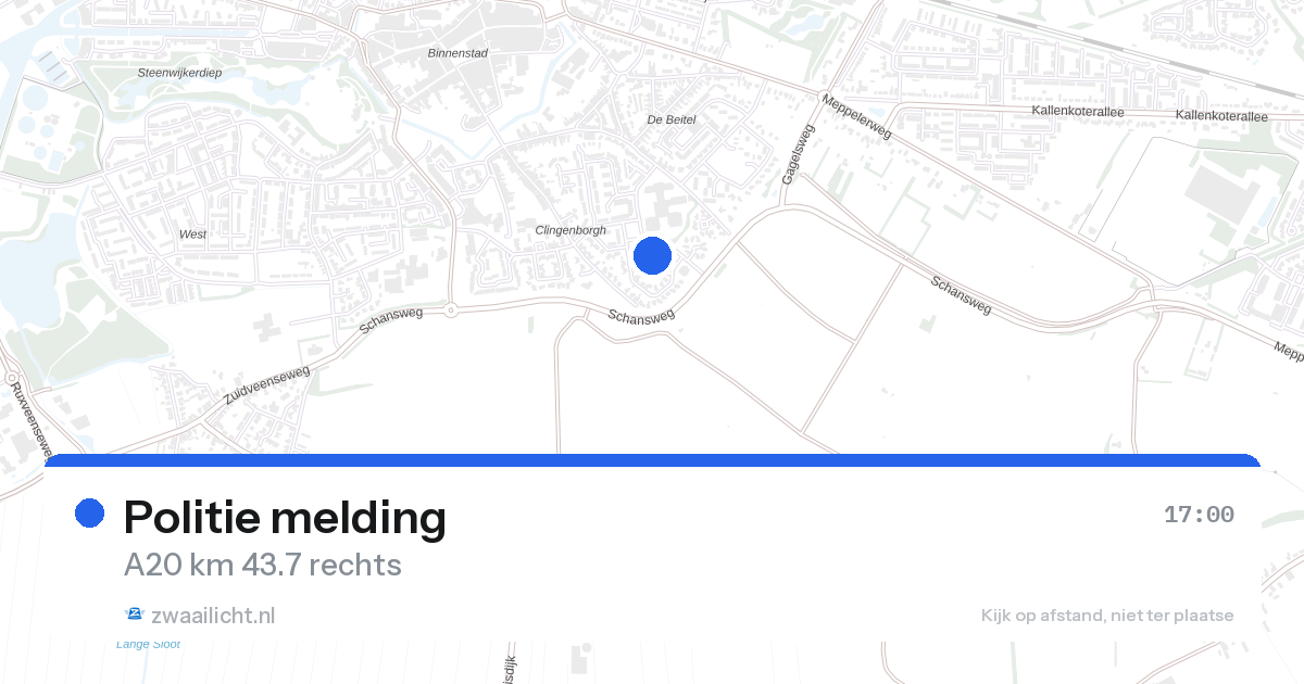 Politie melding — 6 mei 2026
