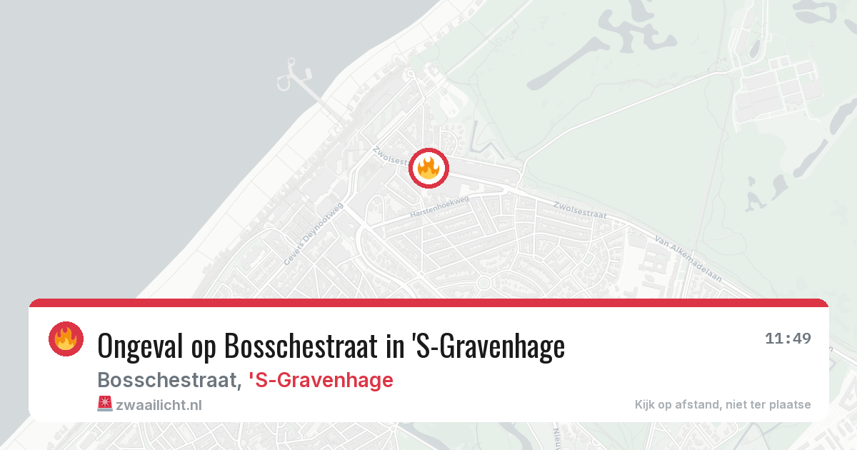 Ongeval op Bosschestraat in 'S-Gravenhage — 28 jun 2026