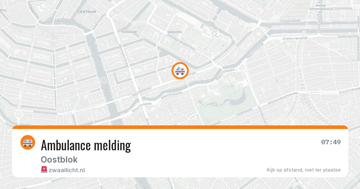 Ambulance melding — 30 jan 2026