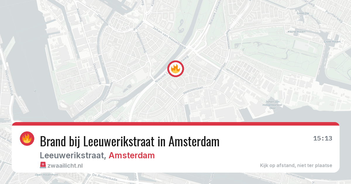 Brand bij Leeuwerikstraat in Amsterdam — 28 jun 2026
