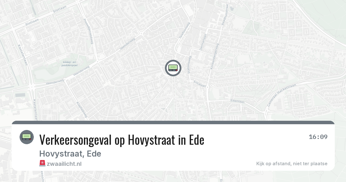 Verkeersongeval op Hovystraat in Ede — 30 mrt 2026
