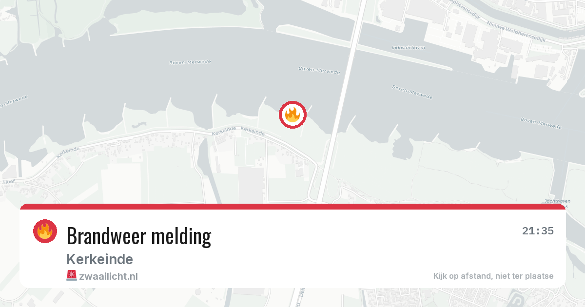 Brandweer melding — 15 jun 2026