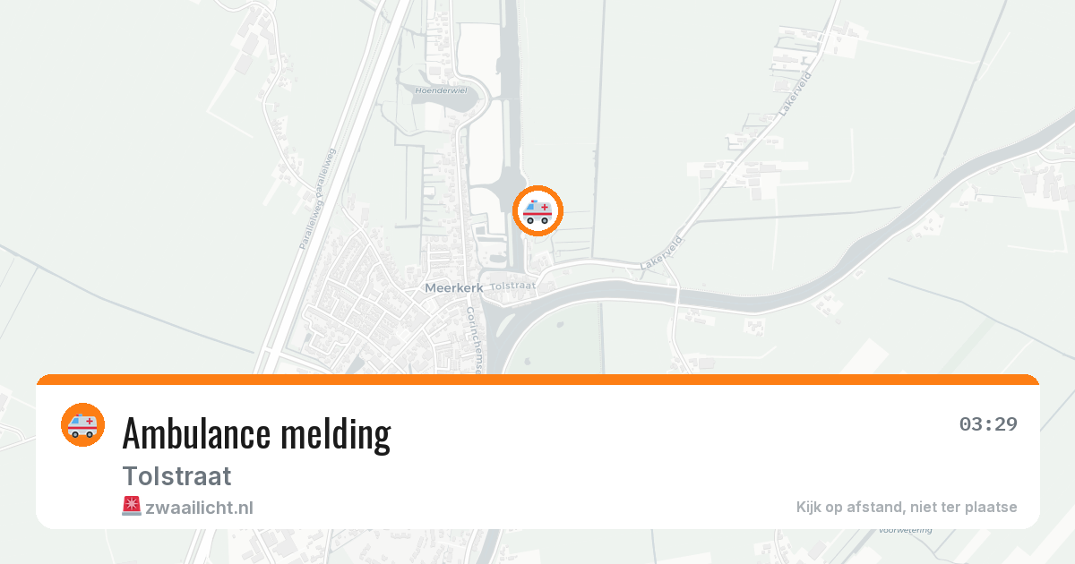 Ambulance melding — 14 jun 2026