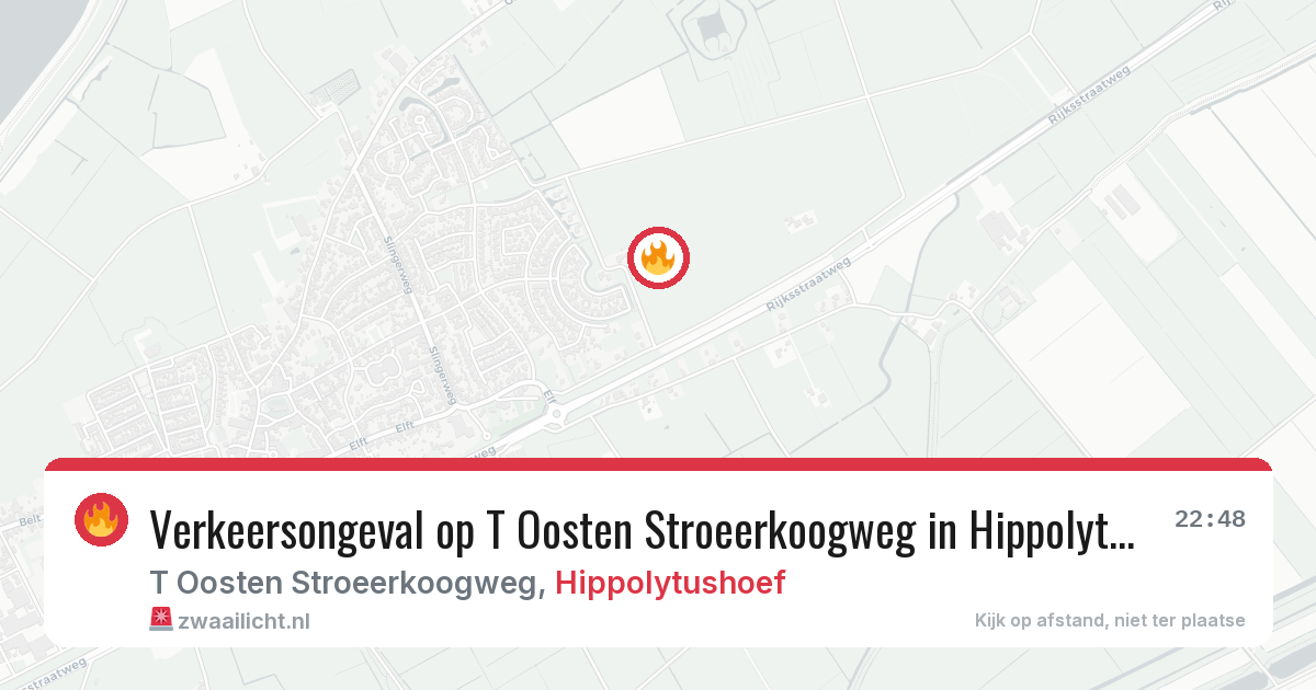 Verkeersongeval op T Oosten Stroeerkoogweg in Hippolytushoef — 15 jun 2026