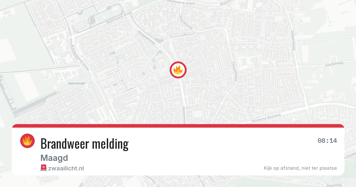 Brandweer melding — 5 apr 2026