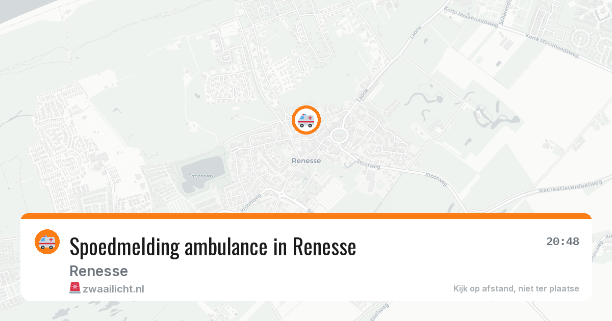 Spoedmelding ambulance in Renesse — 15 jun 2026