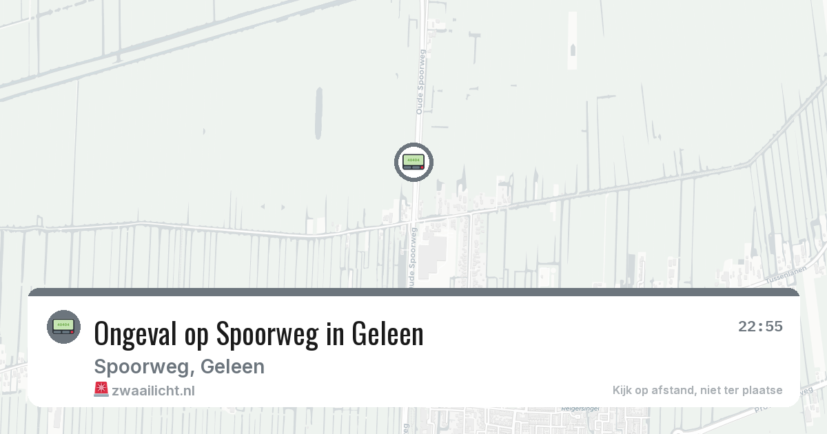 Ongeval op Spoorweg in Geleen — 1 jun 2026