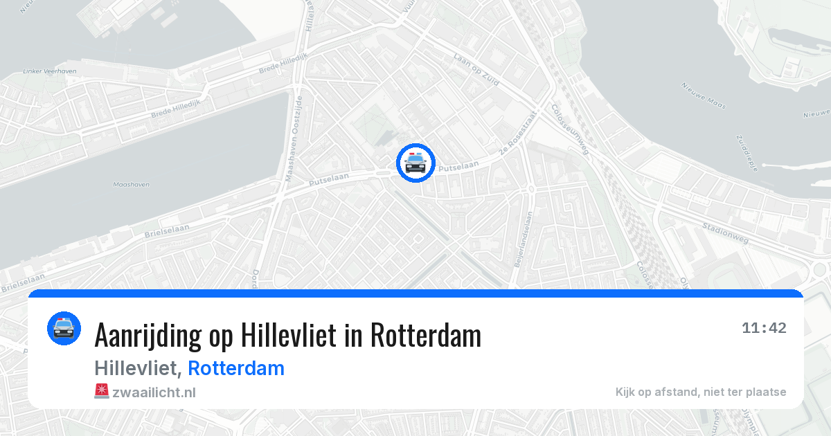 Aanrijding op Hillevliet in Rotterdam — 31 mei 2026