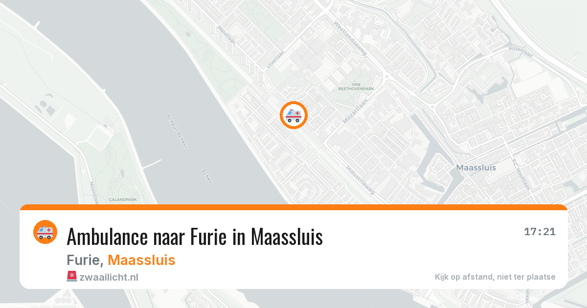 Ambulance naar Furie in Maassluis — 19 mei 2026