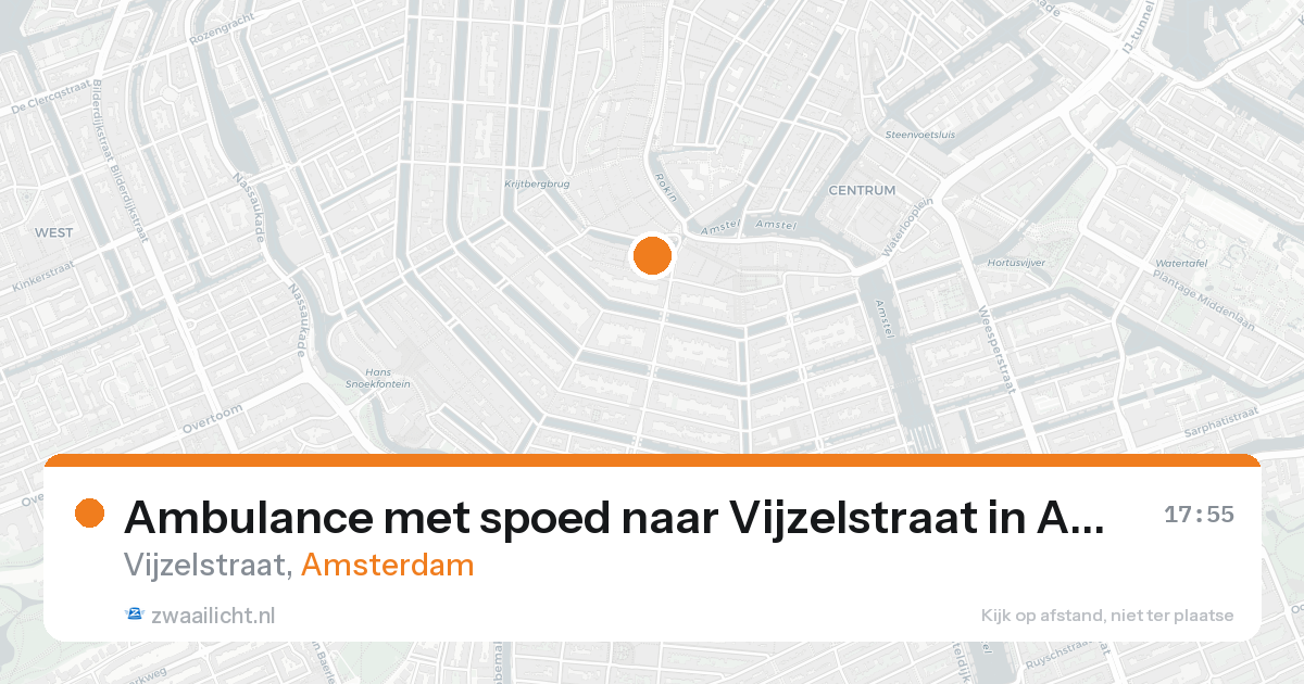 Ambulance met spoed naar Vijzelstraat in Amsterdam — 31 jan 2026