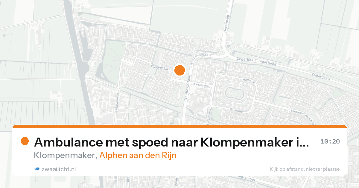 Ambulance met spoed naar Klompenmaker in Alphen aan den Rijn — 7 feb 2026