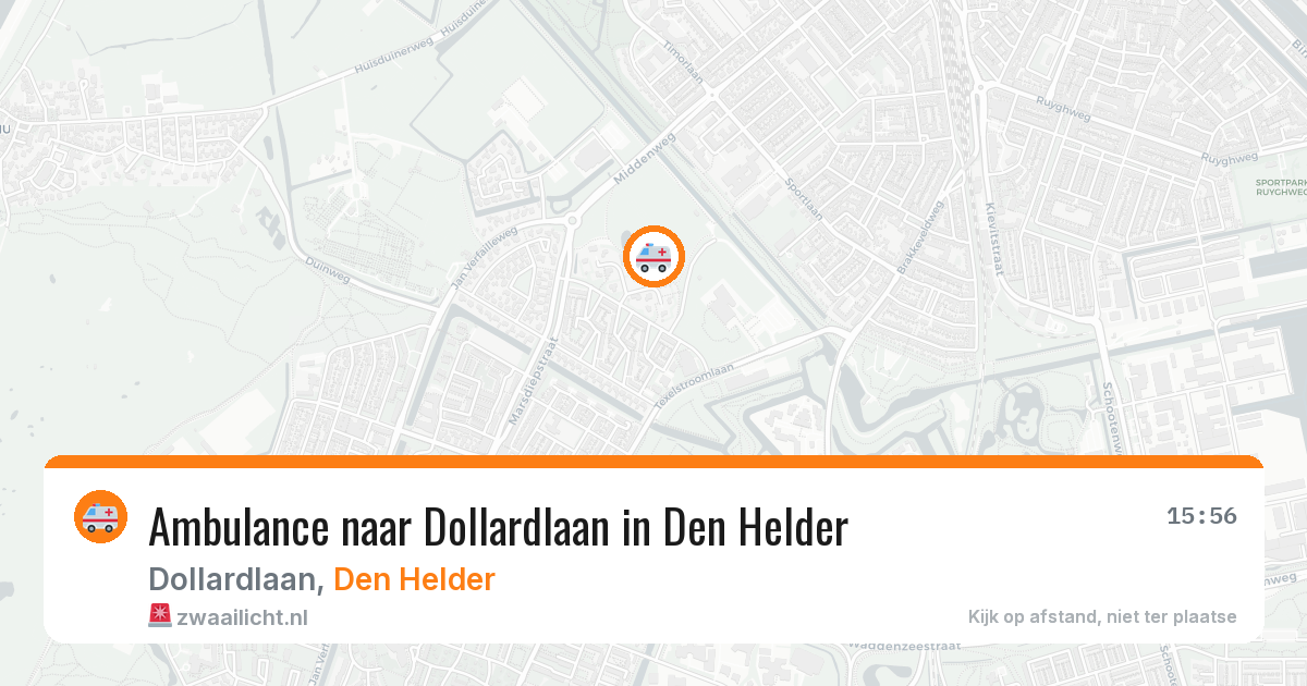 Ambulance naar Dollardlaan in Den Helder — 5 jun 2026