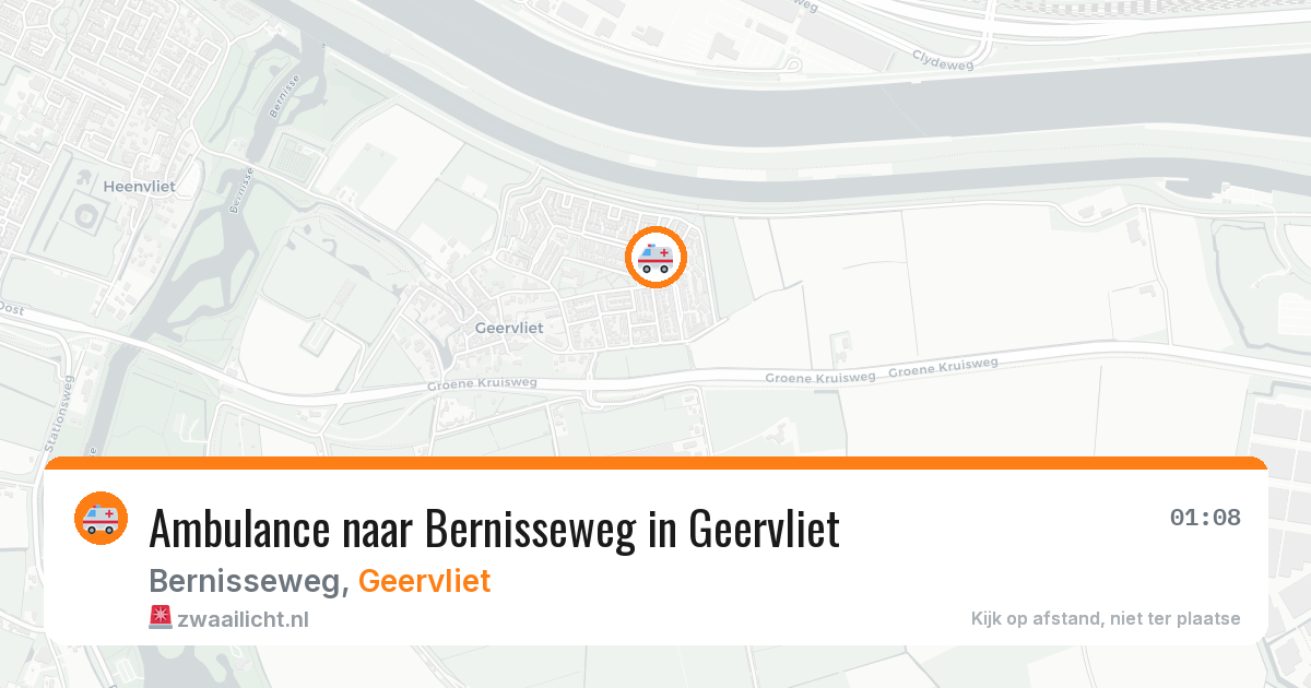 Ambulance naar Bernisseweg in Geervliet — 29 jul 2026