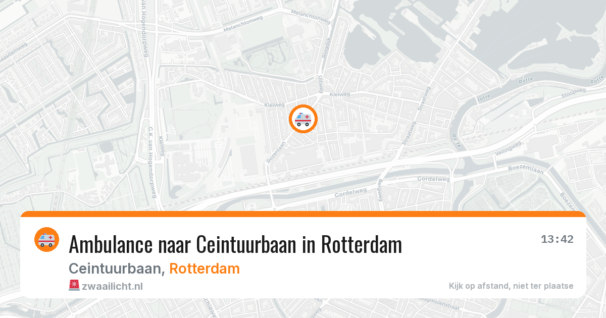 Ambulance naar Ceintuurbaan in Rotterdam — 31 mei 2026