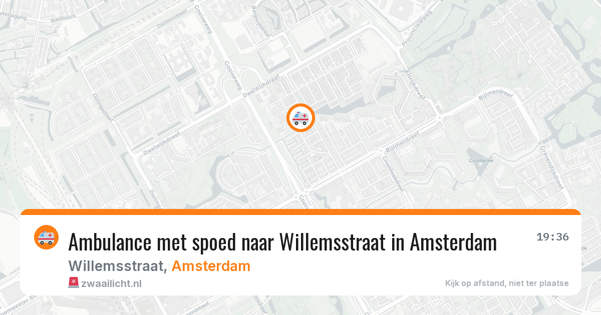 Ambulance met spoed naar Willemsstraat in Amsterdam — 8 feb 2026