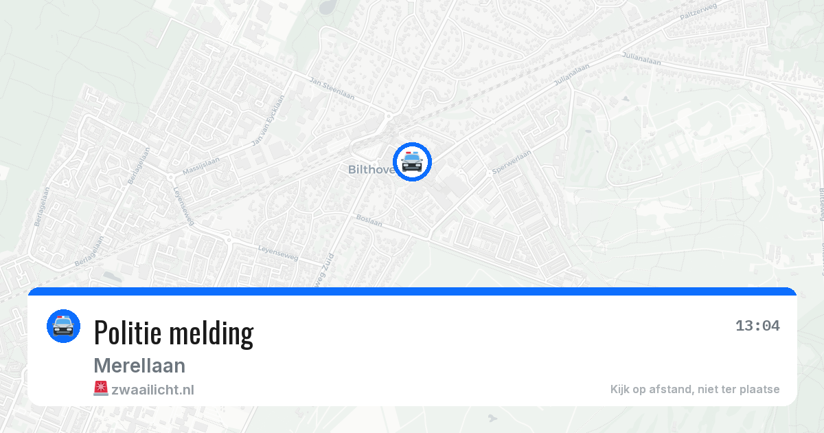 Politie melding — 31 mei 2026