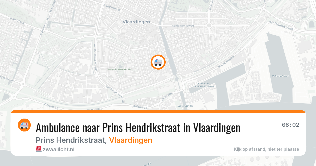 Ambulance naar Prins Hendrikstraat in Vlaardingen — 4 apr 2026