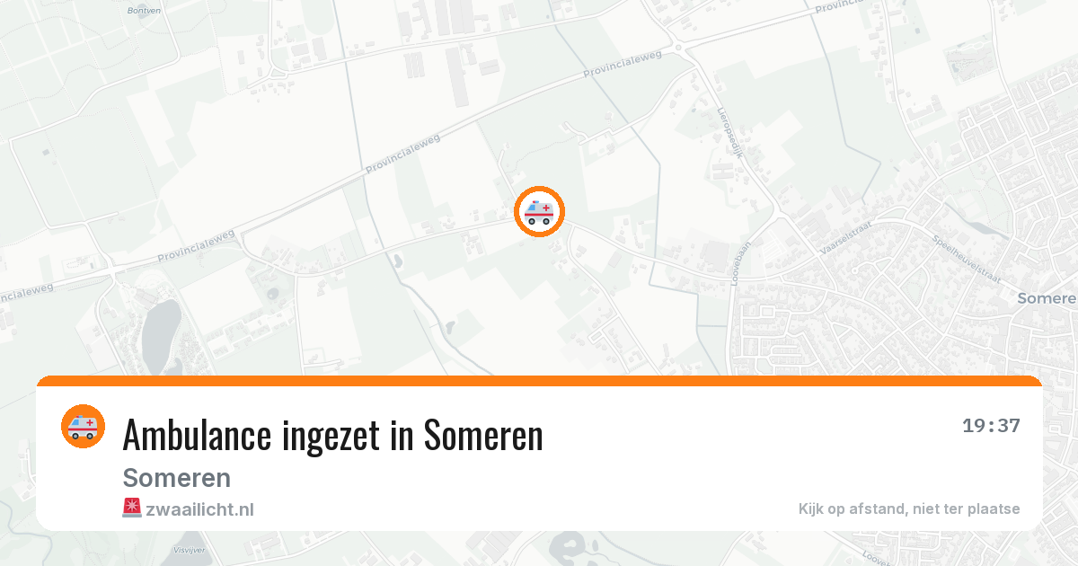 Ambulance ingezet in Someren — 28 jun 2026