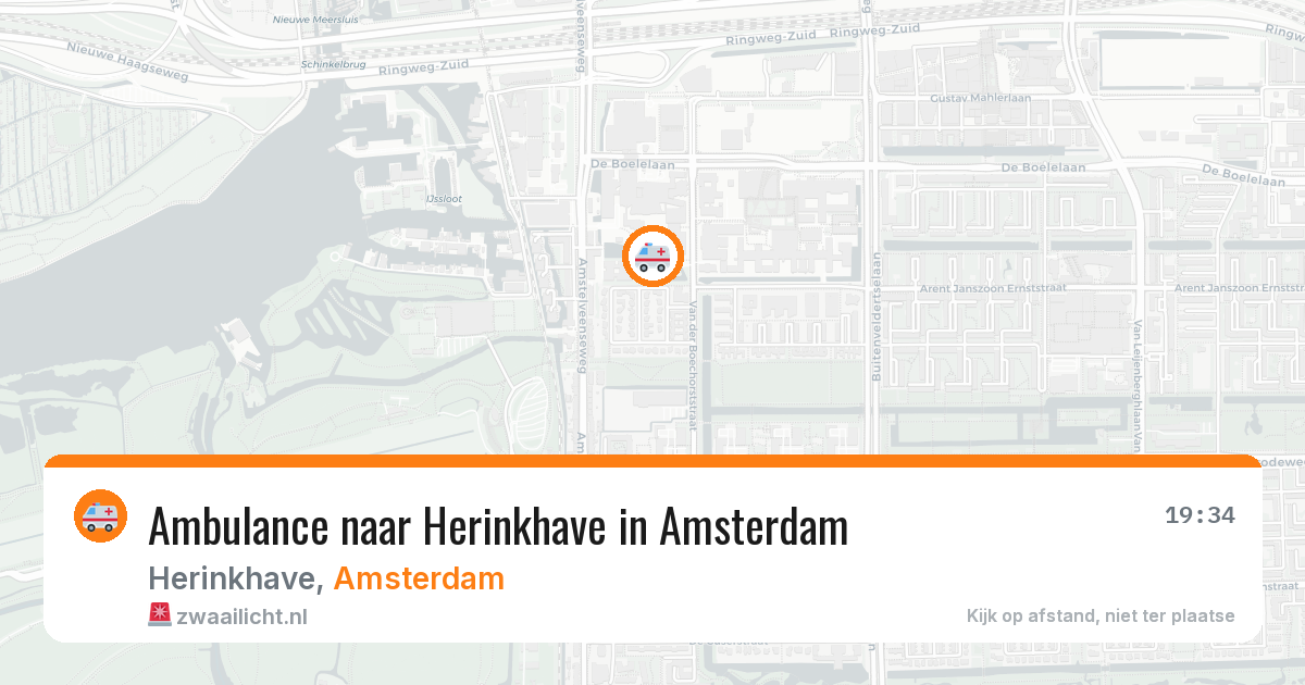 Ambulance naar Herinkhave in Amsterdam — 2 apr 2026
