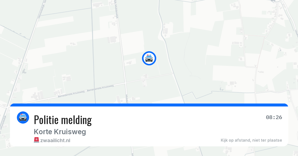 Politie melding — 18 mrt 2026