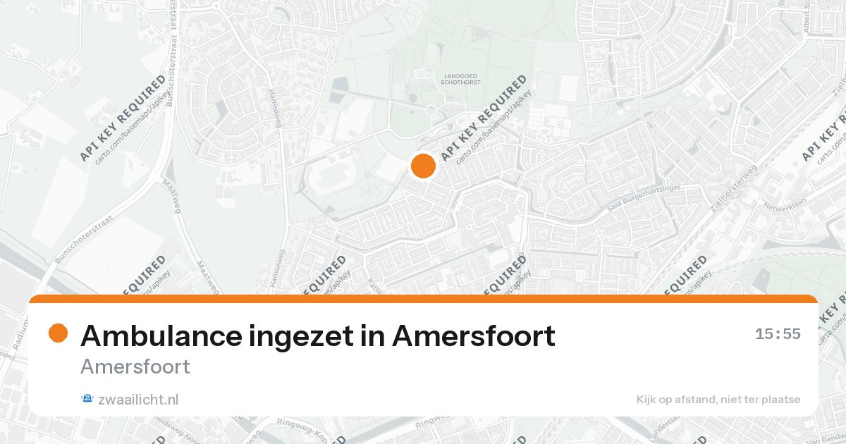 Ambulance ingezet in Amersfoort — 26 aug 2026