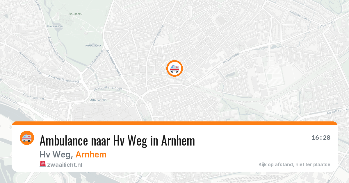 Ambulance naar Hv Weg in Arnhem — 20 feb 2026