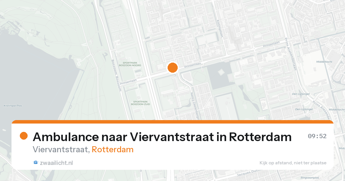 Ambulance naar Viervantstraat in Rotterdam — 21 aug 2026