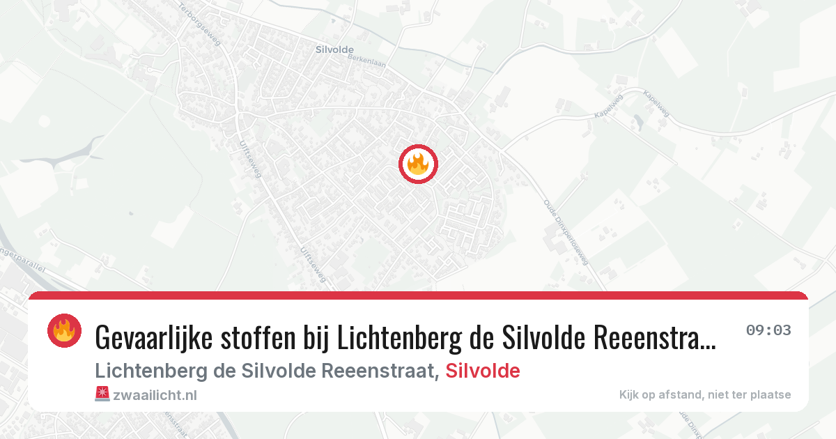 Gevaarlijke stoffen bij Lichtenberg de Silvolde Reeenstraat in Silvolde — 29 jul 2026