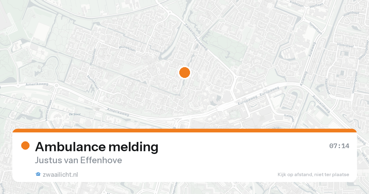 Ambulance melding — 31 jan 2026