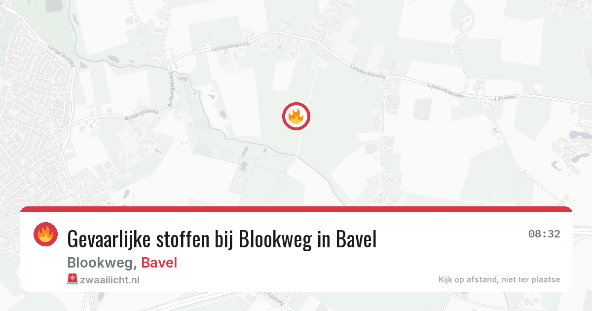 Gevaarlijke stoffen bij Blookweg in Bavel — 28 jul 2026