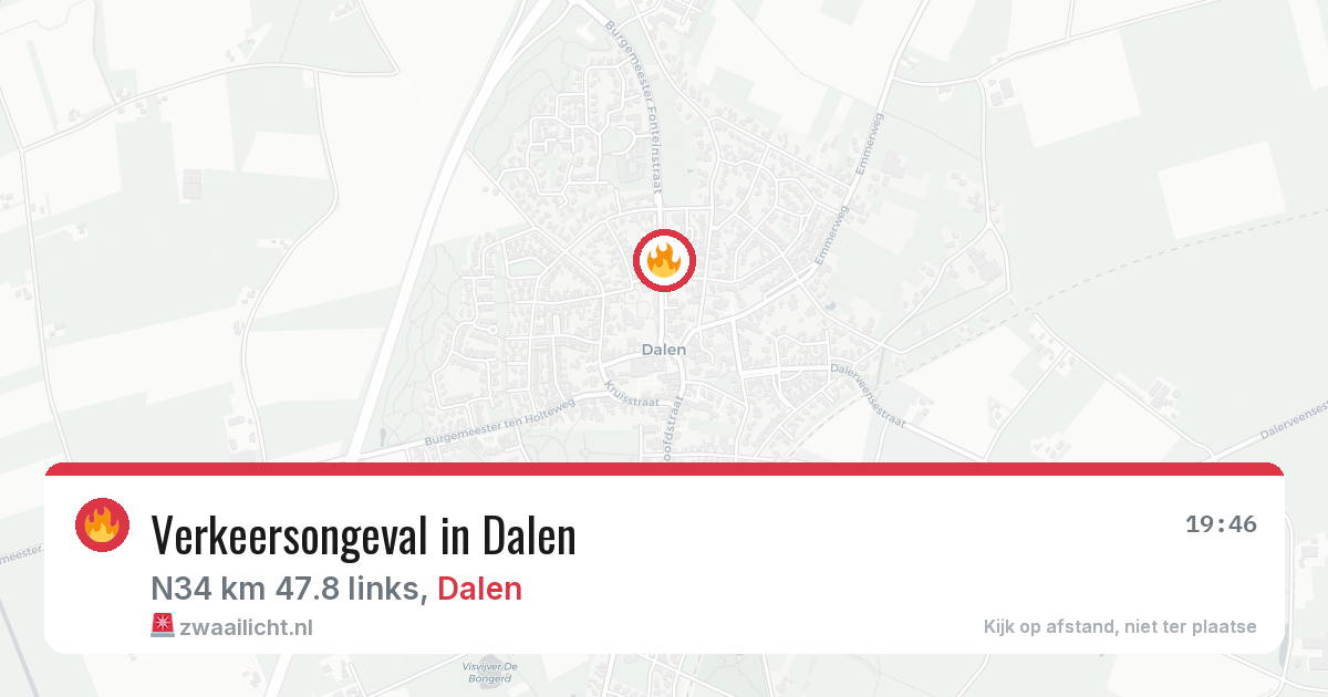 Verkeersongeval in Dalen — 25 mrt 2026