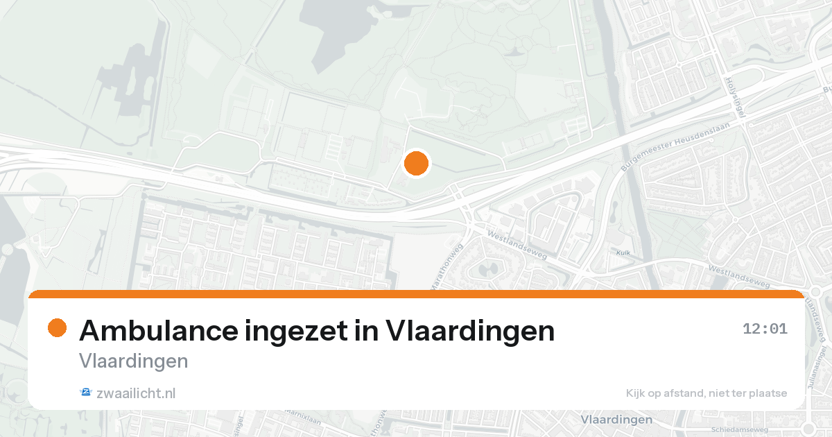 Ambulance ingezet in Vlaardingen — 21 aug 2026